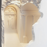 Встраиваемый в стену гипсовый светильник под покраску в античном стиле Antiquity Athena варинант исполнения - 9 | Loft Concept в Самаре