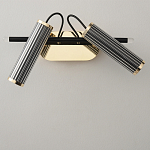 Бра с двумя цилиндрическими плафонами на магнитном креплении Bronze Concert варинант исполнения - 3 | Loft Concept в Самаре