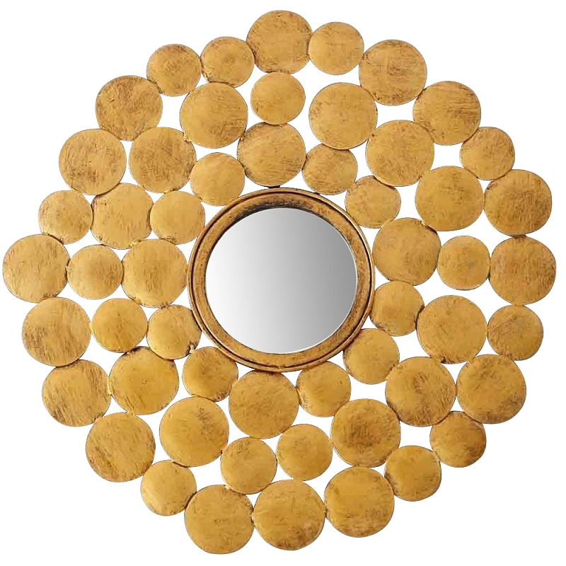 Настенное зеркало Ernest Metal Brass Mirror Латунь Настенное зеркало Ernest Metal Brass Mirror Латунь в Самаре | Loft Concept