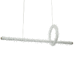 Подвесной линейный светильник Gilbertine Crystals Linear Hanging Lamp варинант исполнения - 1 | Loft Concept в Самаре