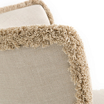 Кресло с декором бахрома Linen Fringe Chair Beige варинант исполнения - 5 | Loft Concept в Самаре