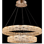 Люстра на 2 кольца с текстурной огранкой Reflection of Reality варинант исполнения - 5 | Loft Concept в Самаре