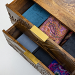 Прикроватная тумба с фактурным фасадом Termite варинант исполнения - 5 | Loft Concept в Самаре