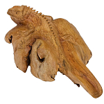 Статуэтка из дерева игуана Animals of the World варинант исполнения - 4 | Loft Concept в Самаре