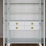 Дизайнерский шкаф витрина Elsa Dreams White с 4-мя ящиками варинант исполнения - 6 | Loft Concept в Самаре