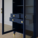 Дизайнерский шкаф витрина Elsa Dreams Blue с 4-мя ящиками варинант исполнения - 8 | Loft Concept в Самаре