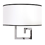 Бра с белым овальным абажуром с черной окантовкой Natural Concepts варинант исполнения - 1 | Loft Concept в Самаре