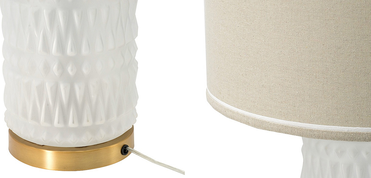 Настольная лампа с абажуром Muriel Table Lamp Настольная лампа с абажуром Muriel Table Lamp - Loft-Concept в Самаре