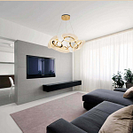 Люстра подвесная с 6-ю круглыми светодиодными лампами Catcher варинант исполнения - 2 | Loft Concept в Самаре