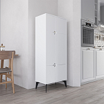 Комод белый с 4-мя дверцами на металлических ножках SPARK MULTIPURPOSE CABINET WHITE варинант исполнения - 3 | Loft Concept в Самаре