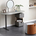 Консоль с зеркалом и  3-мя вращающимися ящиками Eloida варинант исполнения - 5 | Loft Concept в Самаре