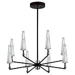 Люстра с прозрачными плафонами из стекла Umbrella варинант исполнения - 1 | Loft Concept в Самаре