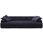 Трехместный диван темно-синий Campion Deep Blue Sofa варинант исполнения - 1 | Loft Concept в Самаре