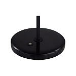 Настольная лампа черного цвета с круглым основанием и длинным прямым плафоном Trumpet tube варинант исполнения - 3 | Loft Concept в Самаре