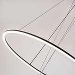 Светодиодная люстра Black LED Circle and Ball Lamp варинант исполнения - 5 | Loft Concept в Самаре