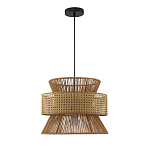 Подвесной светильник с абажуром из натуральных материалов Light Inside the Cell варинант исполнения - 3 | Loft Concept в Самаре