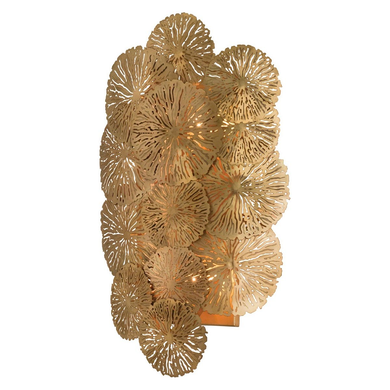 Бра GLOBAL VIEWS LILY PAD WALL SCONCE Золотой Бра GLOBAL VIEWS LILY PAD WALL SCONCE Золотой в Самаре | Loft Concept