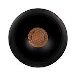 Встраиваемый спот светодиодный круглый черного цвета с углублением Ombra Lux  варинант исполнения - 2 | Loft Concept в Самаре