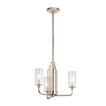  Люстра с прозрачными рифлеными цилиндрическими плафонами Kichler варинант исполнения - 9 | Loft Concept в Самаре