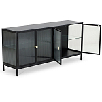 Сервант четырехдверный с рифленым стеклом The Keeper варинант исполнения - 2 | Loft Concept в Самаре