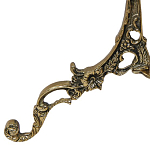 Стол бронзовый круглый с мраморной столешницей Coffee De Bronze варинант исполнения - 2 | Loft Concept в Самаре