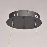 Люстра с двумя кольцами черного цвета с хрустальными элементами QUARTZ CRYSTAL варинант исполнения - 15 | Loft Concept в Самаре