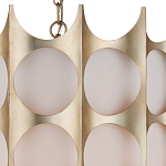 Подвесной светильник в форме цилиндра с фактурным серебряным каркасом и тканевым абажуром Silver Honeycomb варинант исполнения - 2 | Loft Concept в Самаре