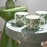 Приставной стол из керамики Manufacto Gray-green варинант исполнения - 7 | Loft Concept в Самаре