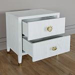 Тумба прикроватная с двумя ящиками Elsa Dreams White варинант исполнения - 2 | Loft Concept в Самаре