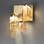 Бра волнистой формы из фактурного стекла Wave варинант исполнения - 7 | Loft Concept в Самаре