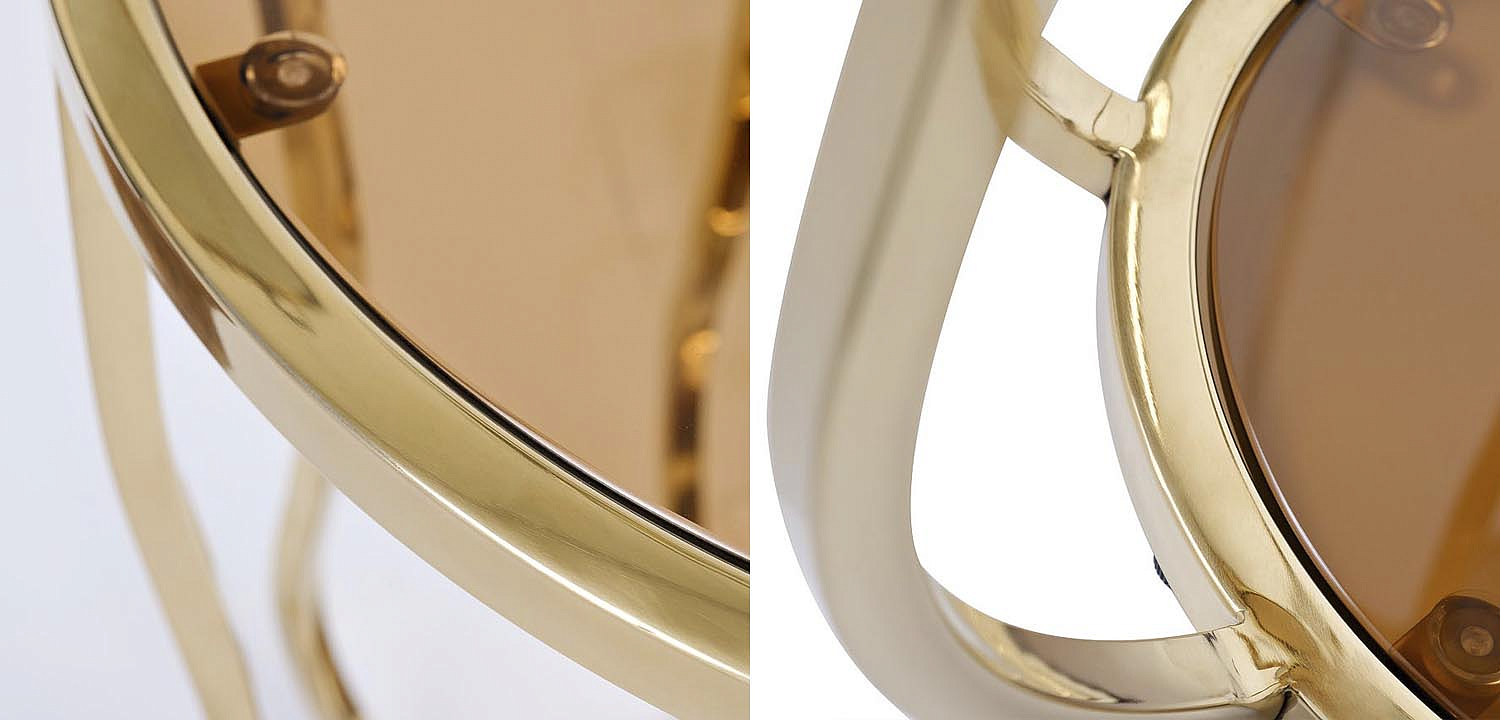 Приставной стол Fedric Side Table gold Приставной стол Fedric Side Table gold - Loft-Concept в Самаре
