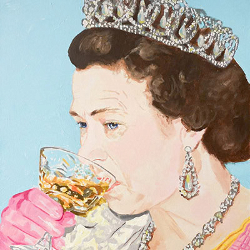 Картина Queen Elizabeth Getting Tanked Мульти Картина Queen Elizabeth Getting Tanked Мульти в Самаре | Loft Concept