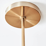 Люстра линейная с 2-мя белыми плиссированными тканевыми абажурами Combination варинант исполнения - 1 | Loft Concept в Самаре