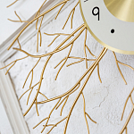 Часы настенные из металла золотые с белым циферблатом Current Time варинант исполнения - 3 | Loft Concept в Самаре