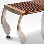 Дизайнерский раздвижной обеденный стол Poltronova Split Dining Table варинант исполнения - 8 | Loft Concept в Самаре