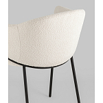 Стул Brace букле белый варинант исполнения - 3 | Loft Concept в Самаре