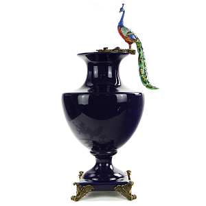 Ваза Selenia Blue Vase Peacock