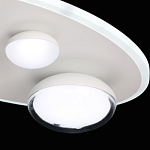 Потолочный светильник овальной формы белого цвета с 4-мя лампами Lunar Pebbles варинант исполнения - 8 | Loft Concept в Самаре