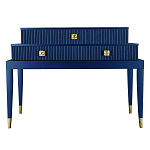 Премиальная Консоль с тремя ящиками Elsa Dreams Blue варинант исполнения - 4 | Loft Concept в Самаре