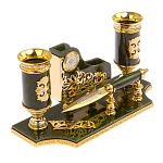 Настольный письменный набор из нефрита с ножом для бумаг в подарочной коробке Maecenas варинант исполнения - 2 | Loft Concept в Самаре