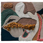 Тканый вручную текстильный гобелен Orchid варинант исполнения - 3 | Loft Concept в Самаре