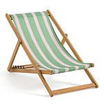 Шезлонг из акации и ткани Argentina варинант исполнения - 1 | Loft Concept в Самаре