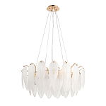 Люстра Mont Saint-Michel Золотая с Рельефным Стеклом варинант исполнения - 3 | Loft Concept в Самаре