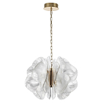 Люстра с крупными рельефным декором в виде лепестков 60 см Ethereal Bloom варинант исполнения - 2 | Loft Concept в Самаре