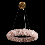 Люстра кольцевая с частичками натурального горного хрусталя Crystal Shimmer варинант исполнения - 3 | Loft Concept в Самаре