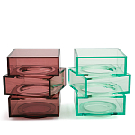 Стол журнальный в форме кубов Acrylic Furniture Lumina Mint Breeze варинант исполнения - 5 | Loft Concept в Самаре