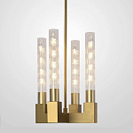 Люстра CANELLE Pendant lamp 4 Modern Brass варинант исполнения - 2 | Loft Concept в Самаре