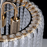 Люстра с подвесными рифлеными стеклянными трубками Nembus варинант исполнения - 19 | Loft Concept в Самаре