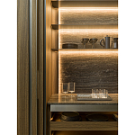 Кухонный гарнитур из дерева и камня с раздвижными дверцами OPERATING COLUMN 2.0 Dada Engenereed Kitchen варинант исполнения - 2 | Loft Concept в Самаре