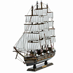 Декоративная модель деревянного тёмно-коричневого парусника в подарочной упаковке With The low варинант исполнения - 3 | Loft Concept в Самаре